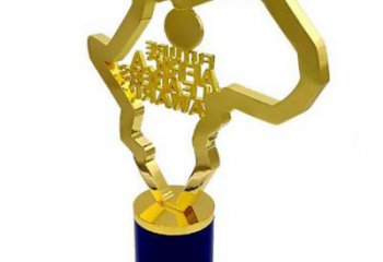 中式獎杯雕塑廠家 公園廣場小品 企業(yè)不銹鋼獎杯雕塑廠