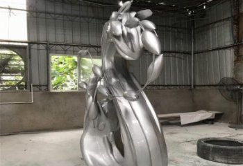 幾何景觀石雕塑廠家 歐式小品 廣場不銹鋼景觀石雕塑廠