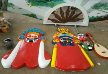 創(chuàng)意皮影雕塑廠家 烤漆小品 公園皮影雕塑廠