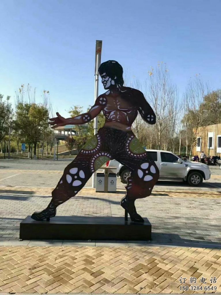 剪影皮影戲雕塑廠家 鏤空園林小品 大型皮影戲雕塑加工廠