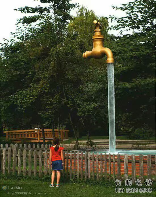 大型水龍頭雕塑廠家 創(chuàng)意小品 戶外水龍頭雕塑生產(chǎn)制作