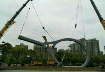 創(chuàng)意網(wǎng)球拍雕塑廠家 鏤空創(chuàng)意小品 公園不銹鋼網(wǎng)球拍雕塑廠