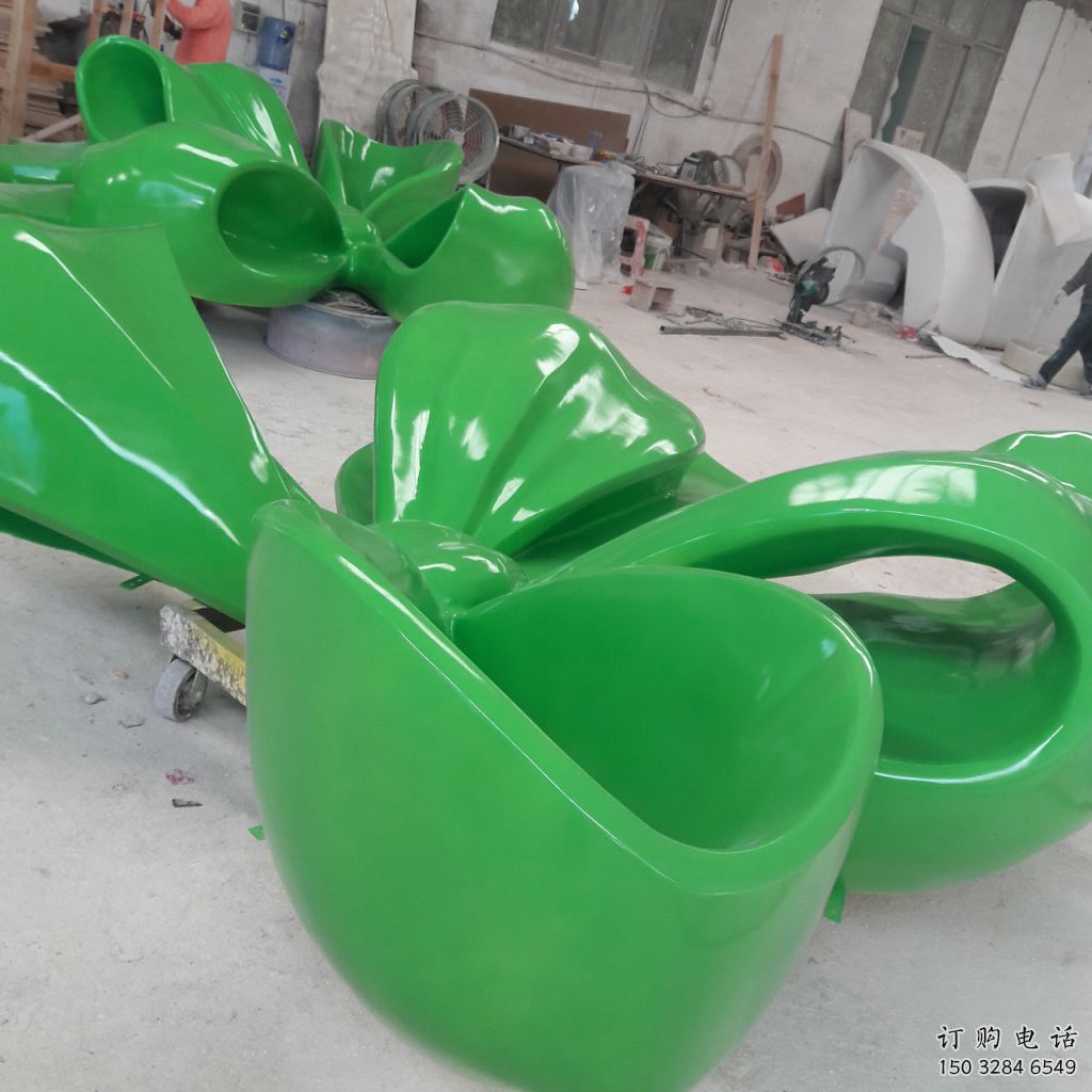 異形蝴蝶結雕塑廠家 現代公園小品 創意蝴蝶結雕塑生產制作