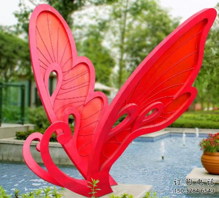 廣場蝴蝶結(jié)雕塑廠家 公園現(xiàn)代小品擺件
