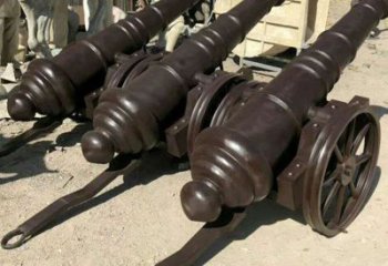 烤漆炮雕塑廠家 戶外公園小品 大型炮雕塑生產制作