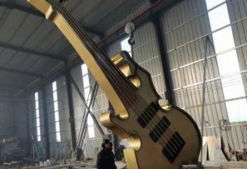 大型琵琶雕塑廠家 鍛造小品 音樂不銹鋼琵琶雕塑廠