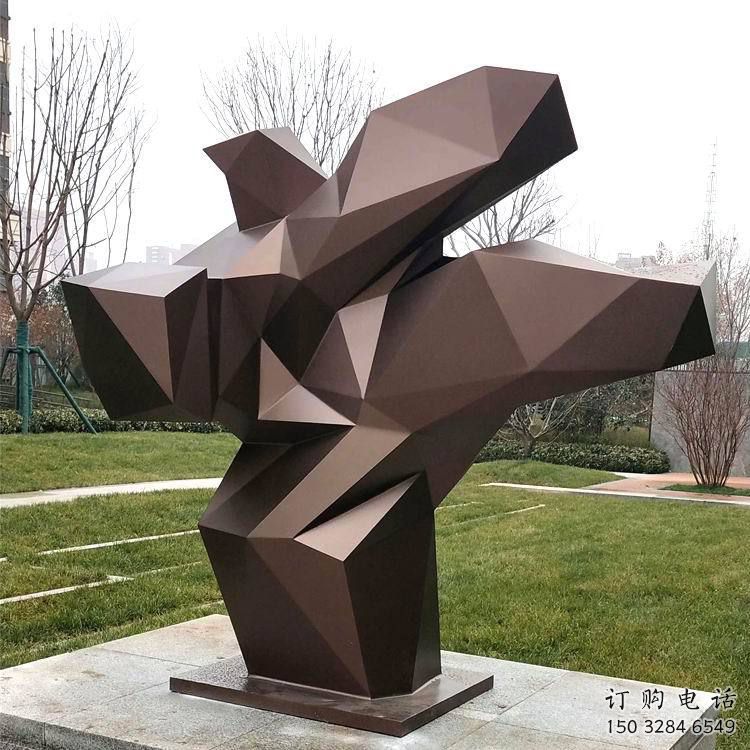 幾何太極雕塑廠家 公園廣場(chǎng)小品 現(xiàn)代太極雕塑廠