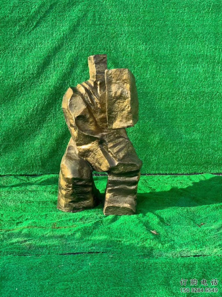 噴漆太極雕塑廠家 中式抽象小品 草地太極雕塑廠