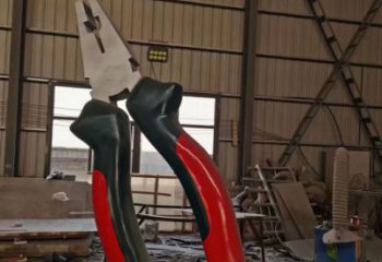 戶外剪刀雕塑廠家 噴漆小品  現(xiàn)代不銹鋼剪刀雕塑廠