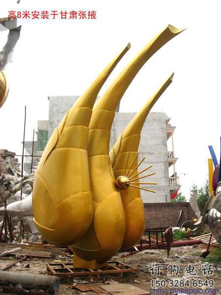 酒店竹筍雕塑廠家 創(chuàng)意小品 戶外不銹鋼竹筍雕塑定做