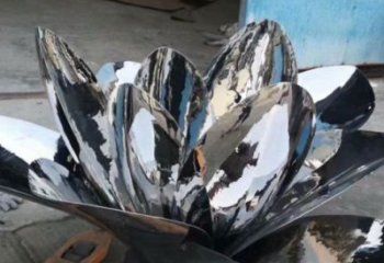房地產蓮花雕塑廠家 大型擺件 鍛造不銹鋼蓮花雕塑廠