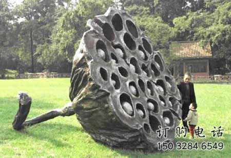 大型蓮蓬雕塑廠家 鍛造小品 仿古不銹鋼蓮蓬雕塑廠