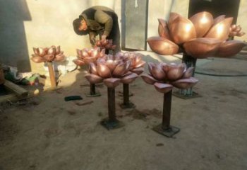 廣場(chǎng)水蓮雕塑廠家 歐式小品 創(chuàng)意不銹鋼水蓮雕塑加工