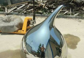 大型豆芽雕塑廠家 鍛造小品 現代不銹鋼豆芽雕塑廠