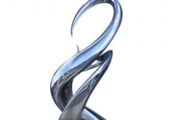 抽象豆芽雕塑廠家 創(chuàng)意公園小品 戶外不銹鋼豆芽雕塑廠