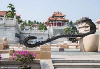 庭院如意雕塑廠家 草地小品 鍛造不銹鋼如意雕塑廠