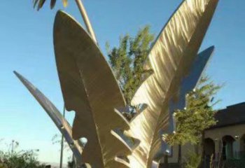 拉絲花樹雕塑廠家 鏤空創(chuàng)意擺件 別墅區(qū)不銹鋼花樹雕塑廠