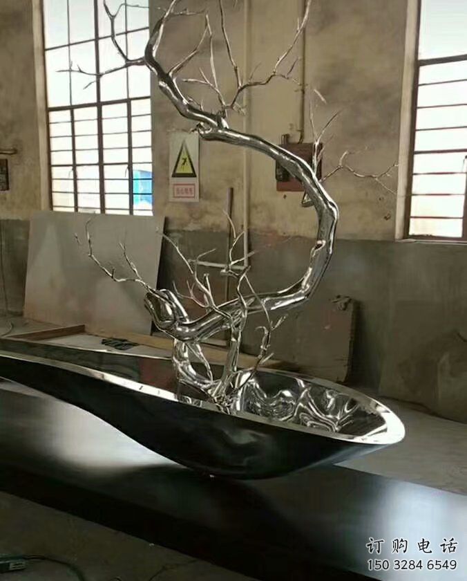 戶外樹墩雕塑廠家 噴漆小品 歐式不銹鋼樹墩雕塑廠