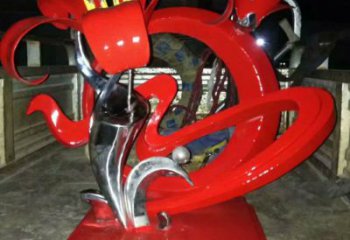 現(xiàn)代石榴花雕塑廠家 大型別墅區(qū)擺件 戶外不銹鋼石榴花雕塑廠