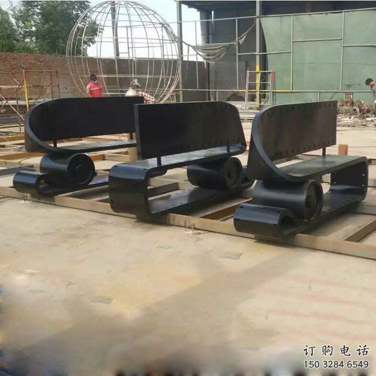 抽象膠卷雕塑廠家 現(xiàn)代小品 戶外不銹鋼膠卷雕塑廠