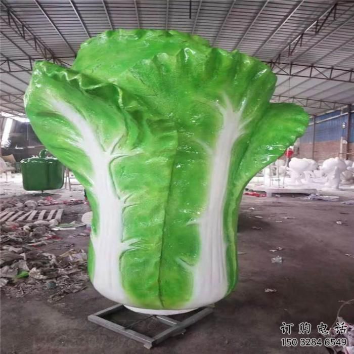 大型白菜雕塑廠家 鍛造小品 庭院不銹鋼白菜雕塑廠