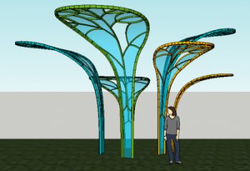 現代芭蕉葉雕塑廠家 大型別墅區擺件 創意不銹鋼芭蕉葉雕塑廠