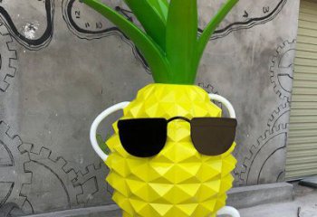 異形菠蘿雕塑廠家 現代小品 廣場菠蘿雕塑定制