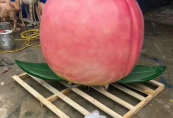 創(chuàng)意壽桃雕塑廠家 創(chuàng)意小品 公園壽桃雕塑定制