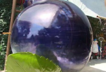 烤漆藍莓雕塑廠家 創意小品 戶外藍莓雕塑工廠