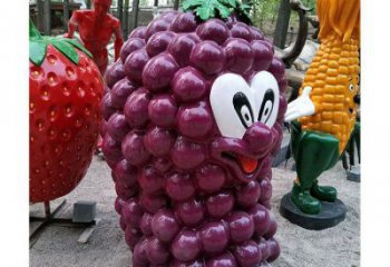 仿古葡萄雕塑廠家 草地小品 房地產葡萄雕塑廠