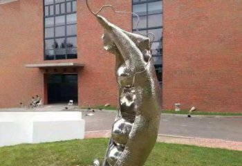 現(xiàn)代豆角雕塑廠家 大型別墅區(qū)擺件 制作不銹鋼豆角雕塑