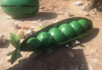 異形豆角雕塑廠家 現(xiàn)代公園小品 廣場(chǎng)豆角雕塑擺件