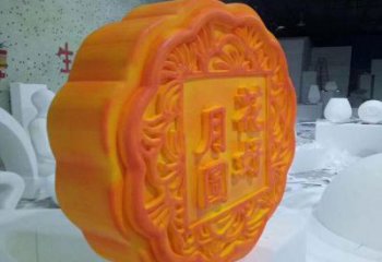 創意月餅雕塑廠家 仿真小品 公園月餅雕塑廠