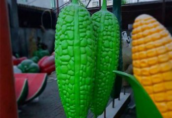 異形黃瓜雕塑廠(chǎng)家 現(xiàn)代公園小品 廣場(chǎng)黃瓜雕塑定制