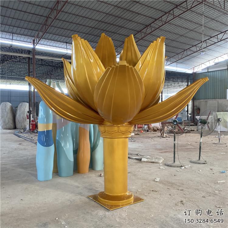 創意紫荊花雕塑廠家 戶外小品 公園不銹鋼紫荊花雕塑廠