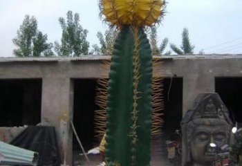 創意仙人掌雕塑廠家 仿真小品 公園仙人掌雕塑價格