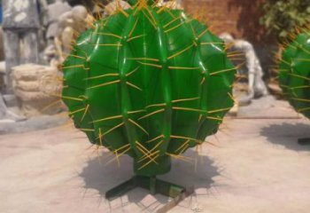 現(xiàn)代仙人掌雕塑廠家 大型別墅區(qū)擺件 仿真仙人掌雕塑定做