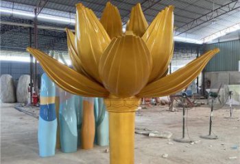 創(chuàng)意紫荊花雕塑廠家 戶外小品 公園不銹鋼紫荊花雕塑廠