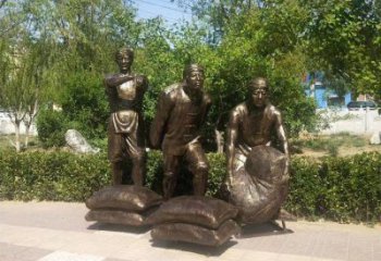 街頭工人雕塑廠家 大型別墅區(qū)擺件 公園工人雕塑廠