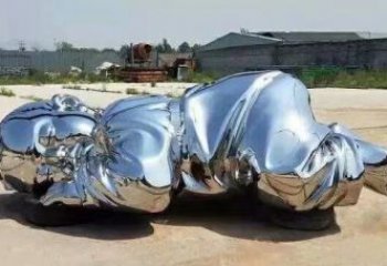 創意兒童雕塑廠家 戶外擺件小品 公園不銹鋼兒童雕塑廠