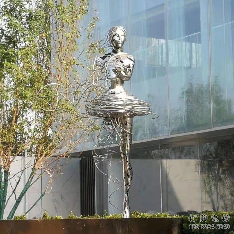 中式女子雕塑廠家 街頭小品 創(chuàng)意不銹鋼女子雕塑制作