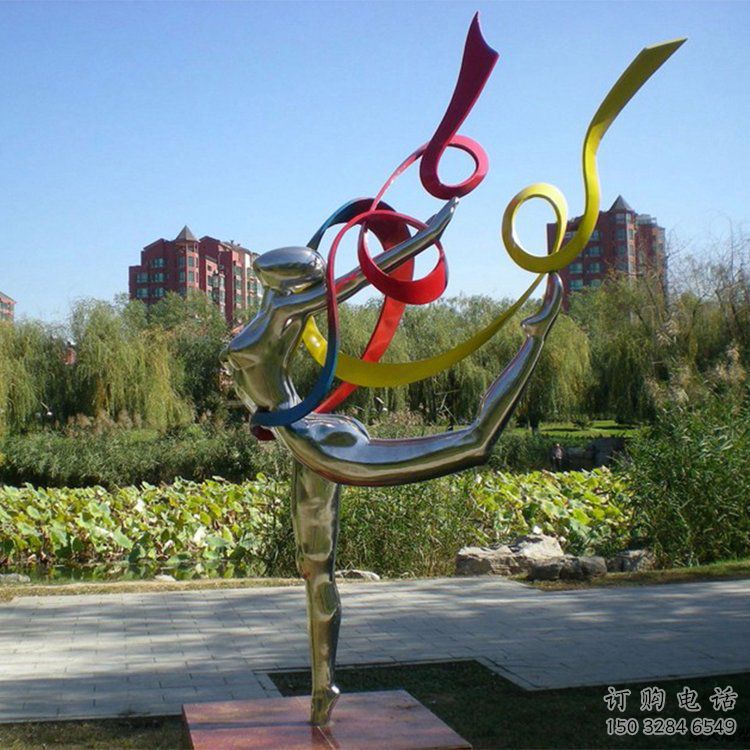 體育女性雕塑廠家 運動小品 運動不銹鋼女性雕塑廠