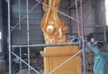 仿古飛天雕塑廠家 公園小品 房地產不銹鋼飛天雕塑定做