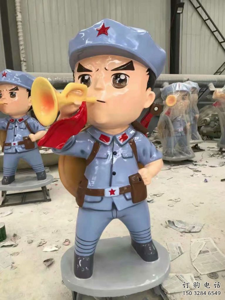 仿真紅軍雕塑廠家 現(xiàn)代擺件 部隊(duì)紅軍雕塑生產(chǎn)制作