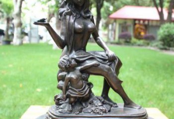 廣場母愛雕塑廠家 戶外小品 現代不銹鋼母愛雕塑廠