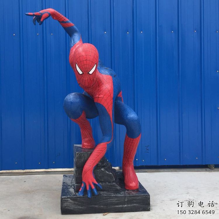 抽象蜘蛛俠雕塑廠家 公園小品  戶外蜘蛛俠雕塑廠