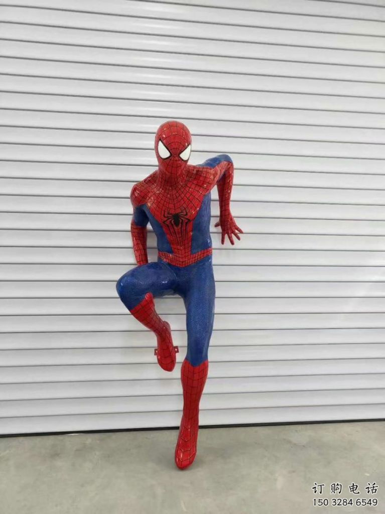 大型蜘蛛俠雕塑廠家 抽象小品  戶外蜘蛛俠雕塑制作