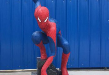 抽象蜘蛛俠雕塑廠家 公園小品  戶外蜘蛛俠雕塑廠