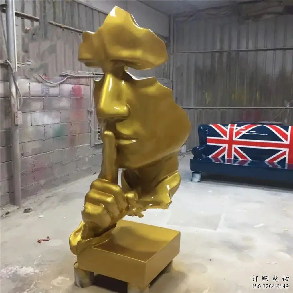 異形人臉雕塑廠家 現代公園小品  廣場不銹鋼人臉雕塑廠