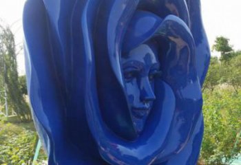 烤漆笑臉雕塑廠家 卡通小品  大型不銹鋼笑臉雕塑廠